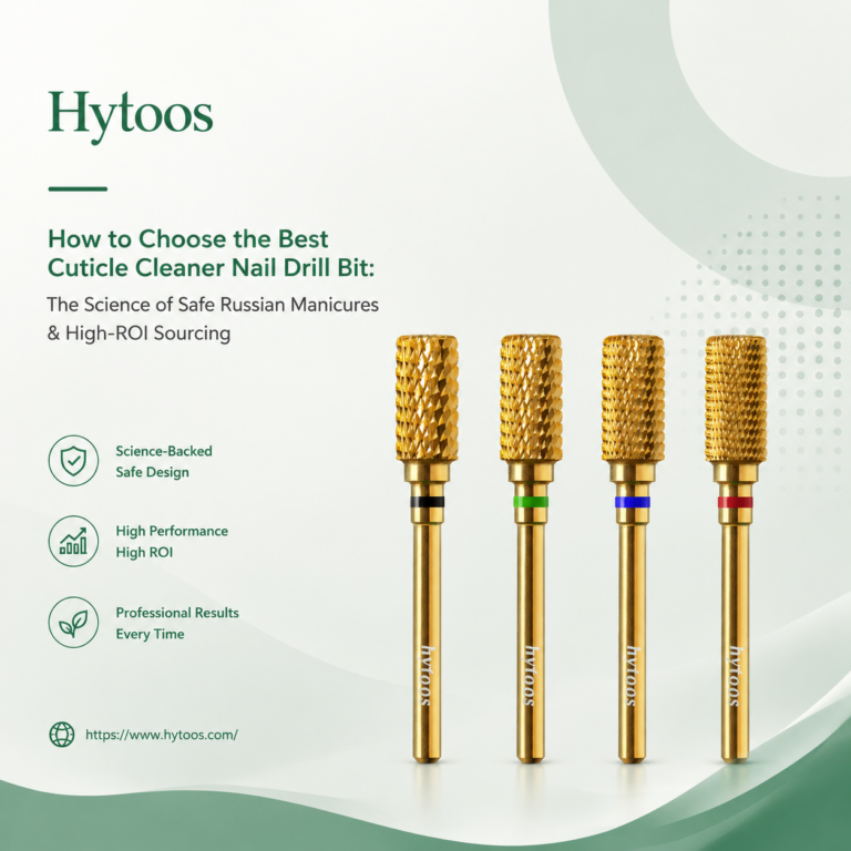 Hytoos professional titanium carbide barrel bit, best nail drill bits for gel and acrylic remova