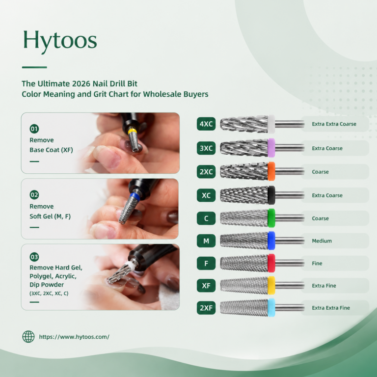 nail drill bit color meaning grit chart